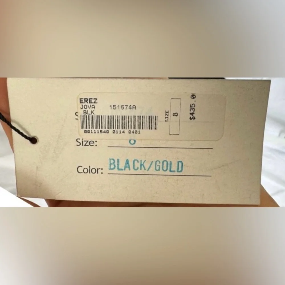 Jovani Junior Prom Dress Vintage Black Rosette One Shoulder Short Retro 90s Sz 8 - Picture 13 of 16